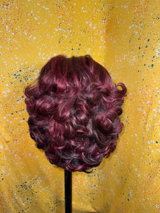 Small bubble #1B/Burgundy